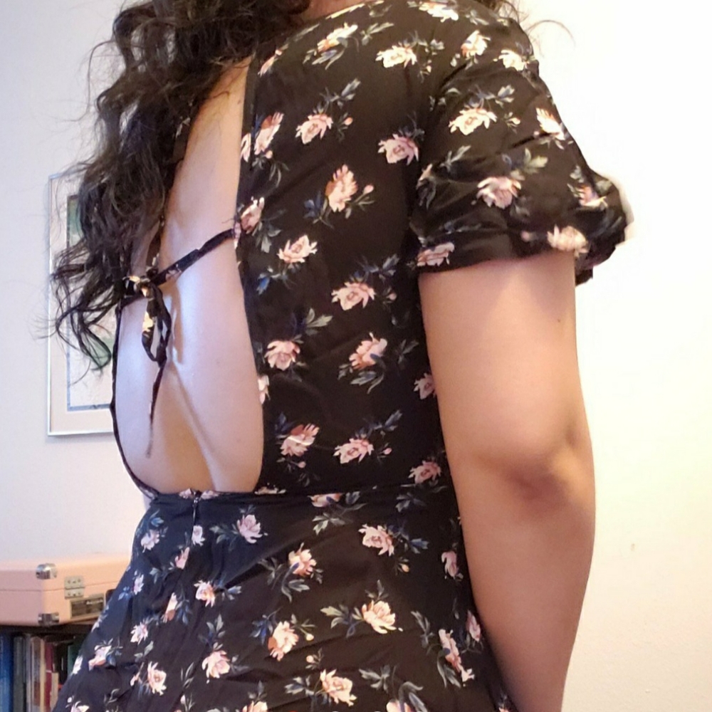 Daisy Street Midi Backless Dress